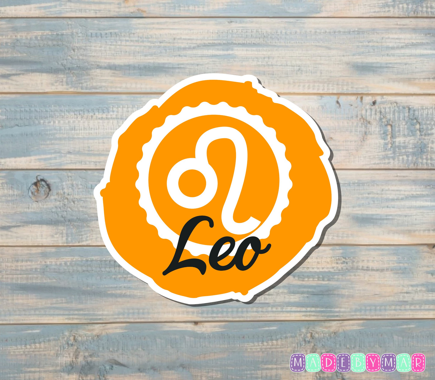 Leo Zodiac Sign Sticker |Sticker or Magnet