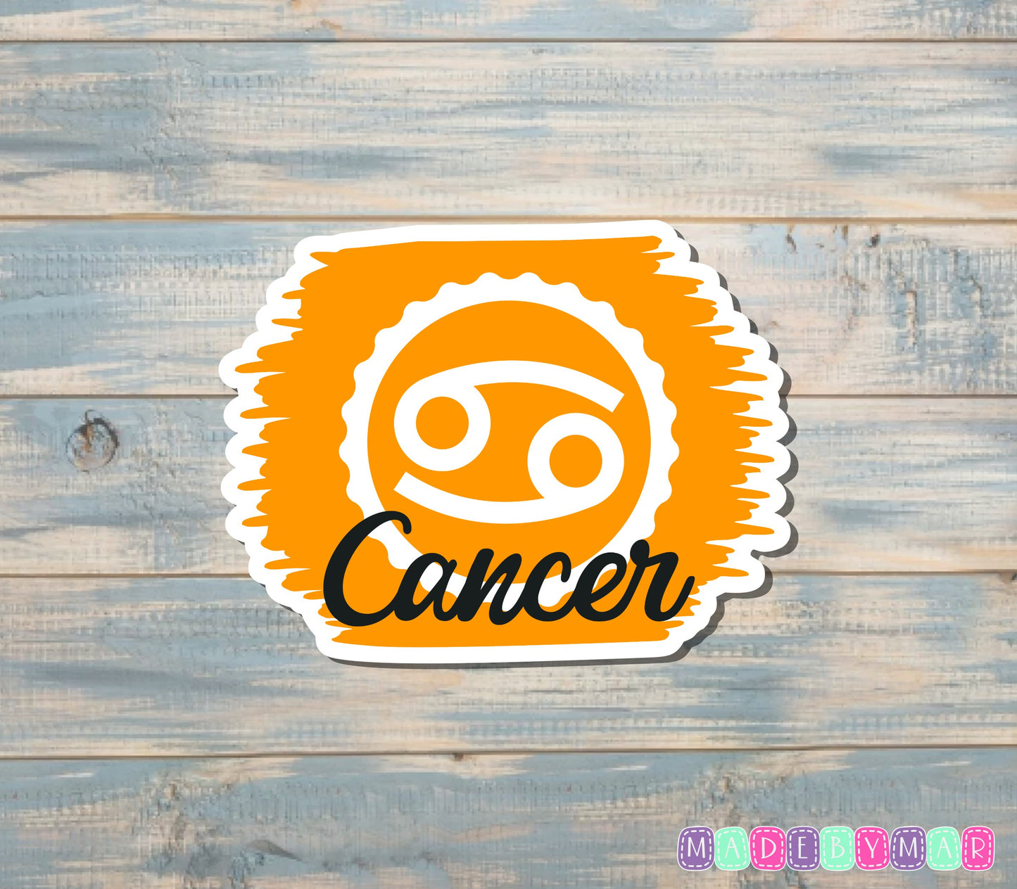 Cancer Zodiac Sign Sticker |Sticker or Magnet