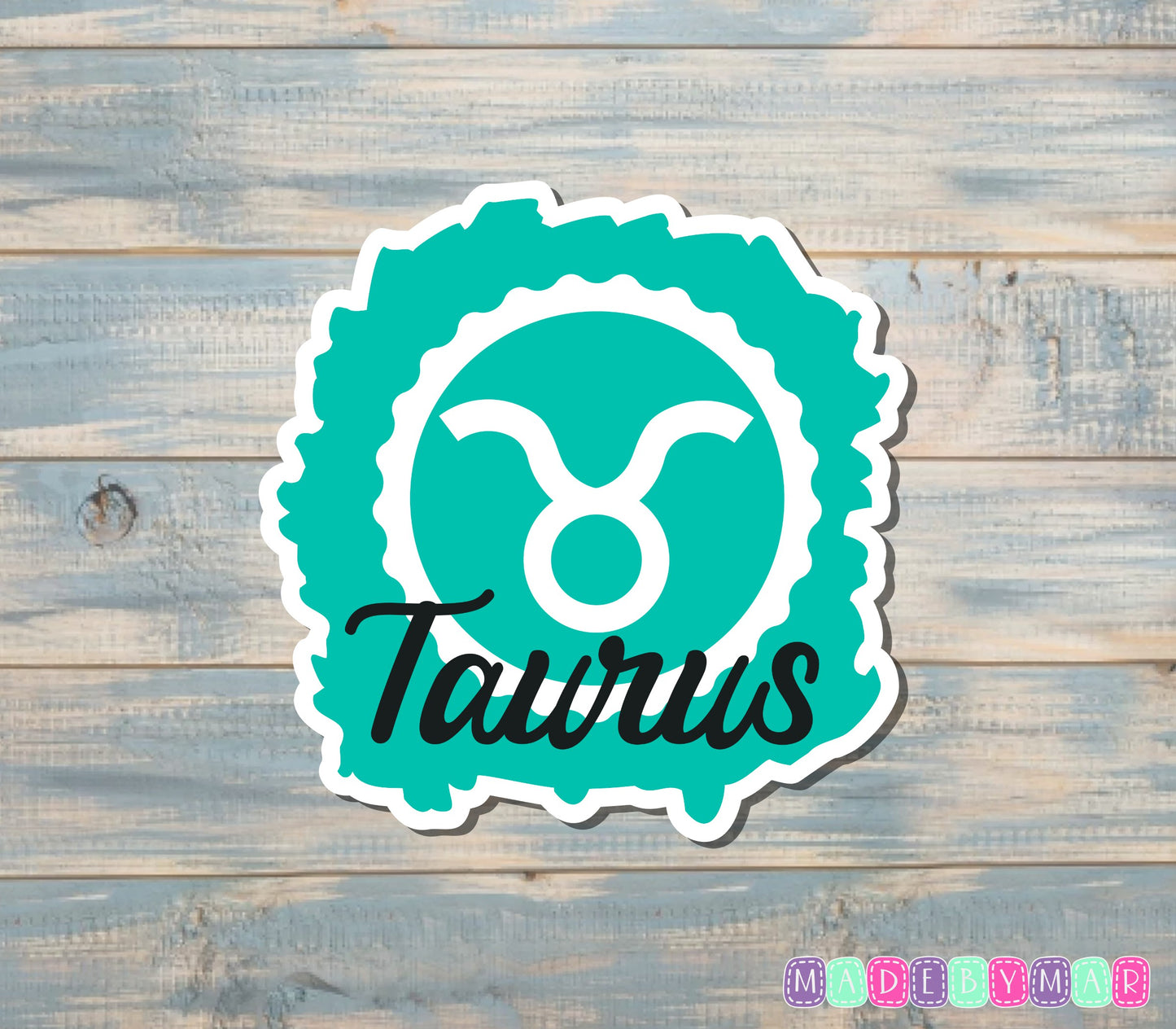 Taurus Zodiac Sign Sticker |Sticker or Magnet