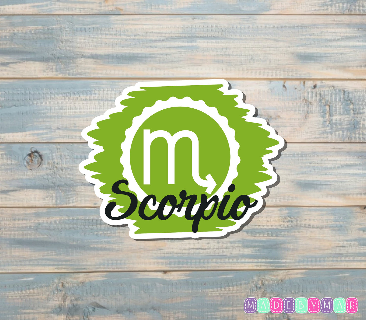 Scorpio Zodiac Sign Sticker |Sticker or Magnet